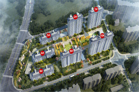 领秀城福月园全新装修未入住电梯精装河景房边户南北通透有证